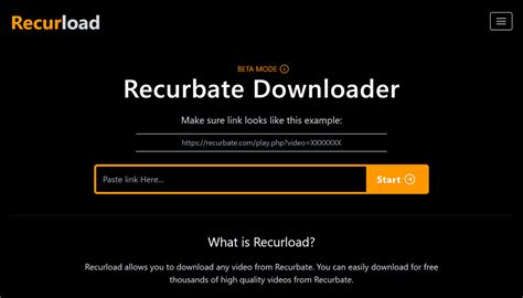 recurbate for free|Video Downloader